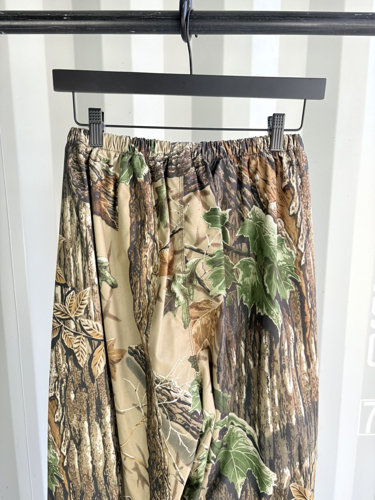 Vintage Camo Zip Flare Pants ERD Grunge Thrashed Size US 31 - 5 Thumbnail