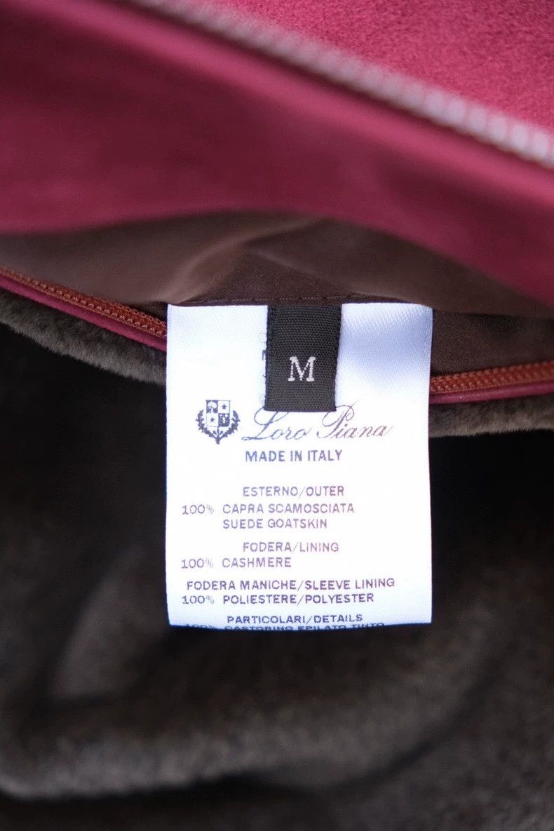 Loro Piana LORO PIANA Men's suede calf leather jacket Size US M / EU 48-50 / 2 - 5 Thumbnail