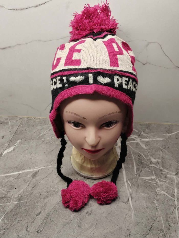 Vintage Vintage Peace Beanie Size ONE SIZE - 3 Thumbnail