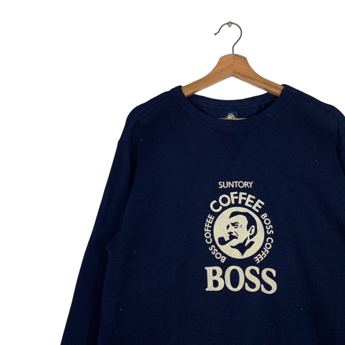 Japanese Brand Suntory Coffee Boss Crewneck Sweatshirt #1450-C65 Size US L / EU 52-54 / 3 - 6 Thumbnail