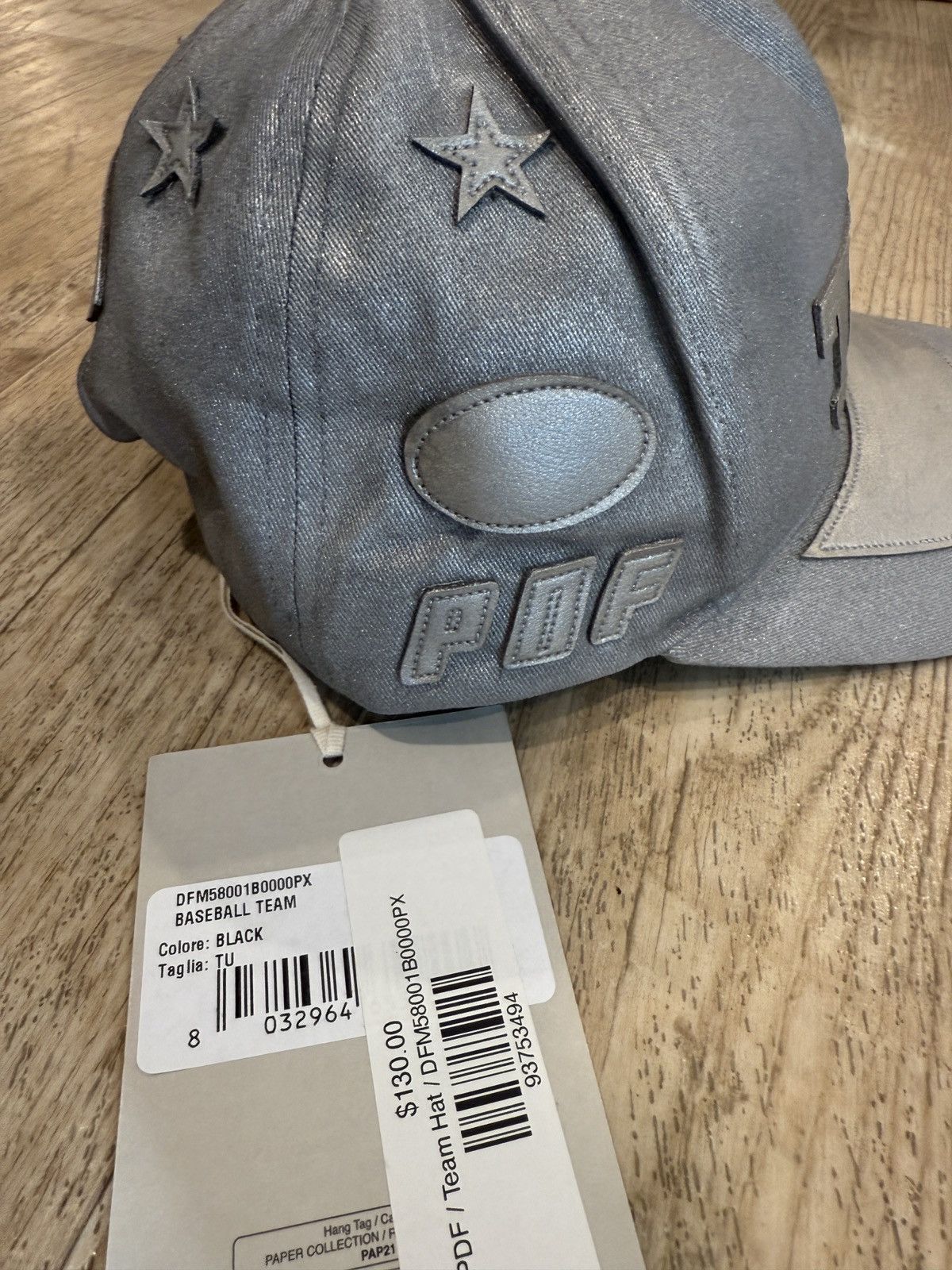 PDF PDF “Team” Racing Silver Hat Size ONE SIZE - 4 Thumbnail