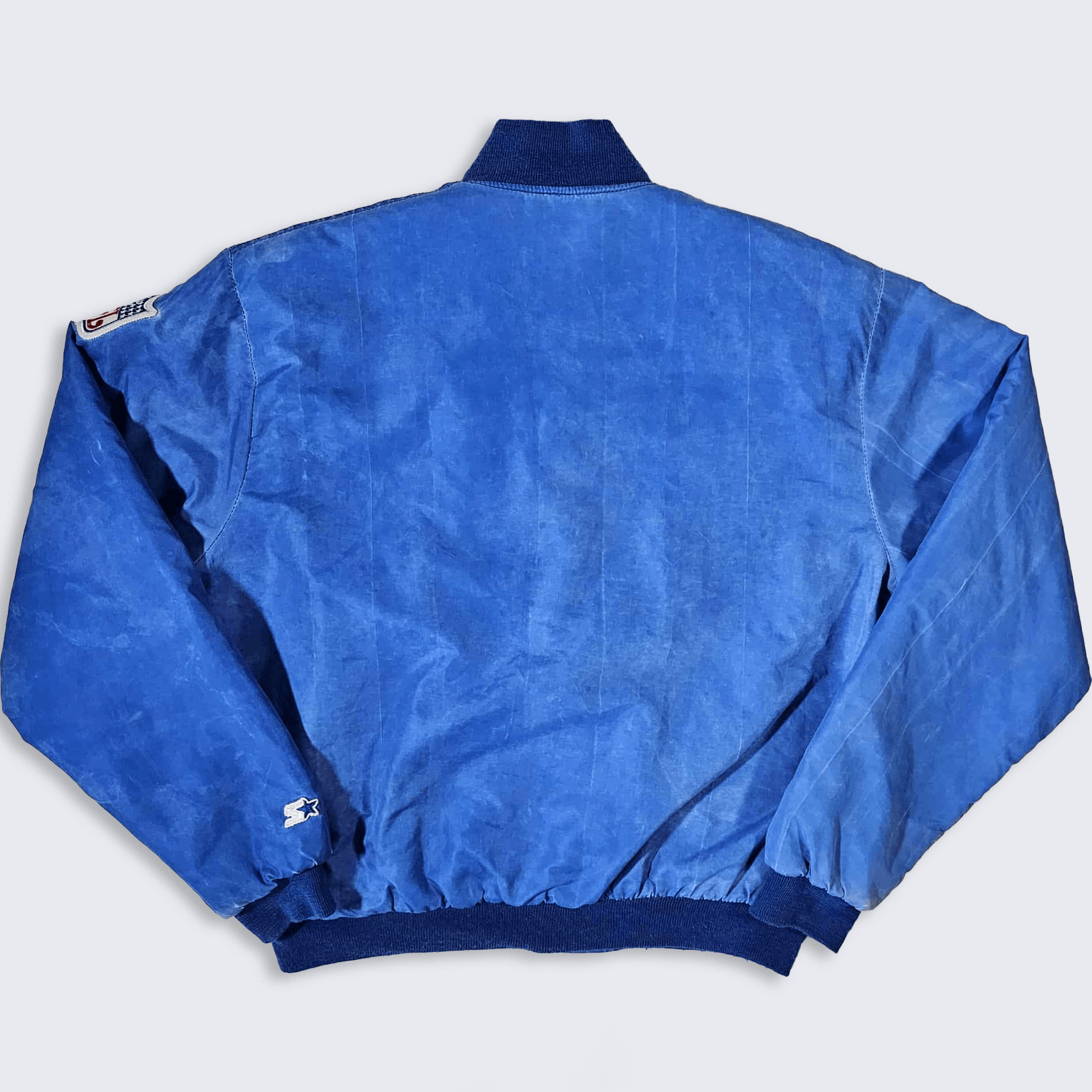 NFL Dallas Cowboys Vintage 80s Starter Bomber Varsity Jacket Size US L / EU 52-54 / 3 - 2 Thumbnail