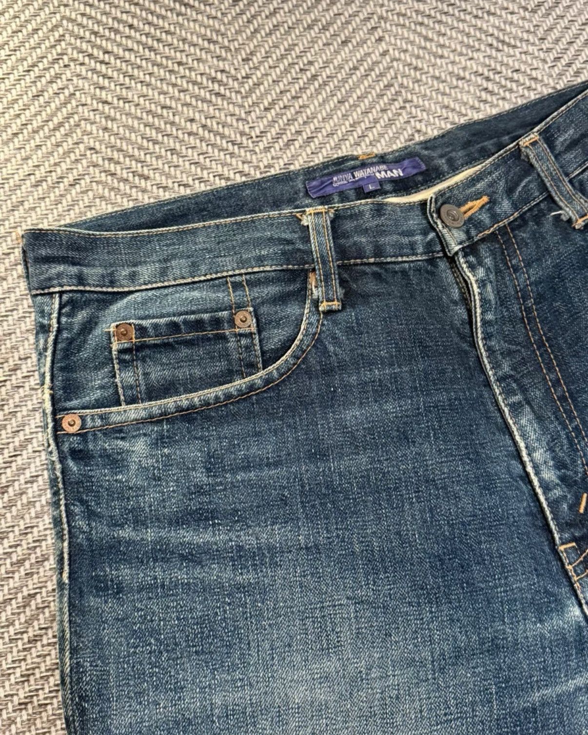Junya Watanabe Junya Watanabe Man Biker Denim Pants K24 Size US 36 / EU 52 - 2 Thumbnail