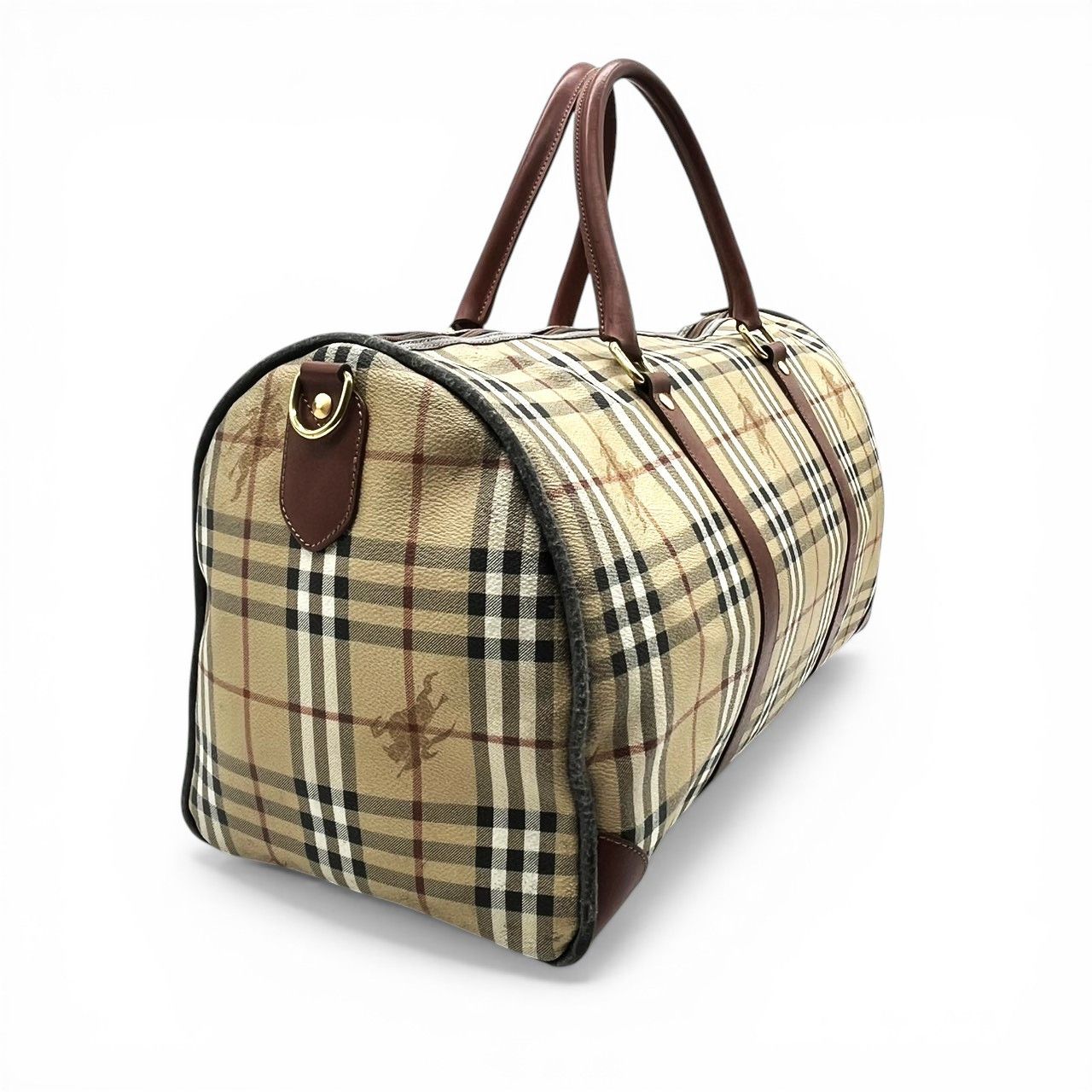Burberry Vintage Burberrys Boston Bag Nova Check Size ONE SIZE - 3 Thumbnail