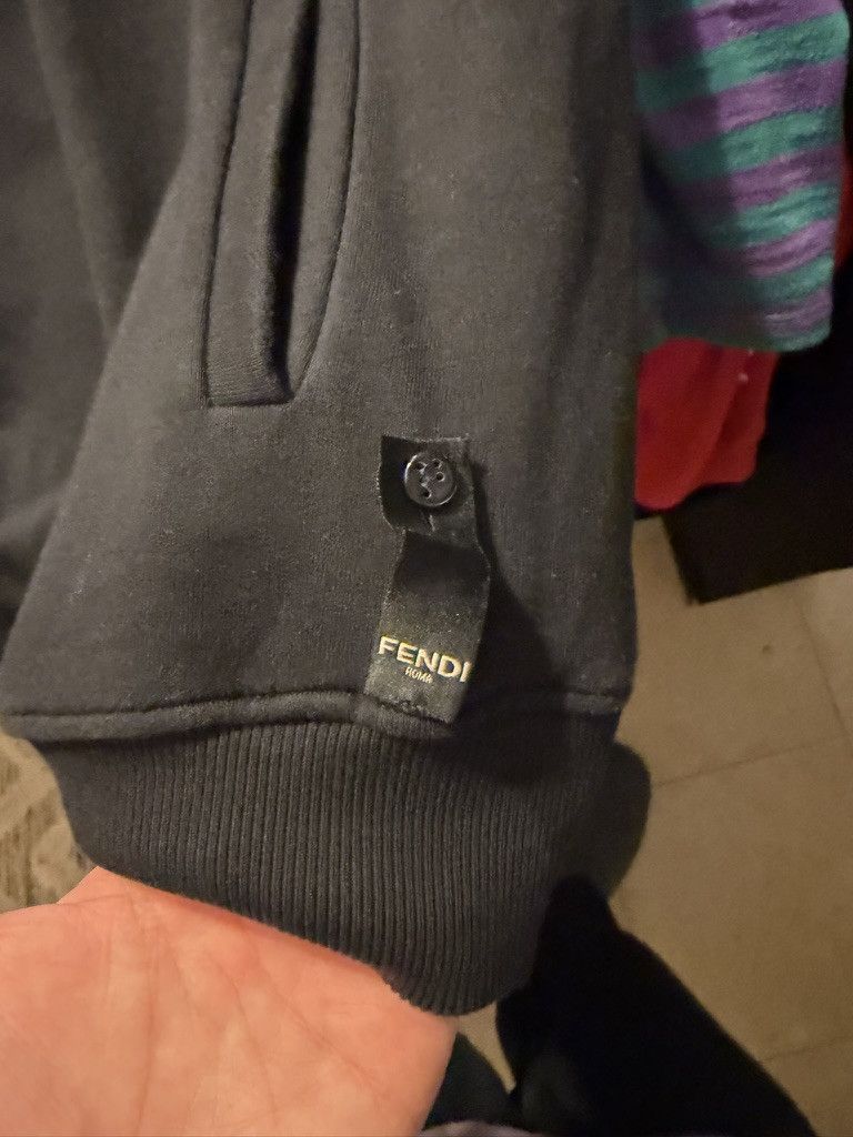 Fendi Black Monste Face Fendi Hoodie Size US M / EU 48-50 / 2 - 2 Thumbnail