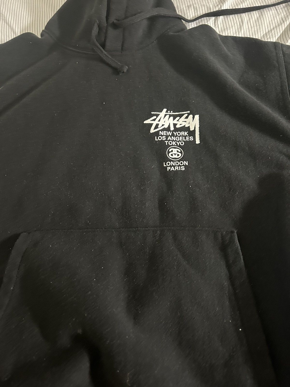 Stussy Stussy World Tour Hoodie Black Large Size US L / EU 52-54 / 3 - 2 Thumbnail