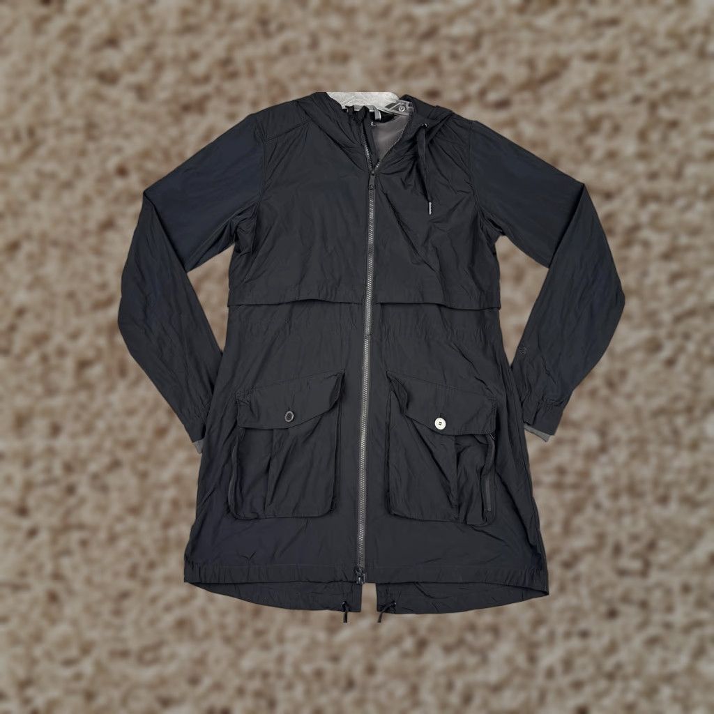 Mountain Hardwear Mountain Hardwear Jacket Womens Medium Black Hooded Nylon Parka Full Zip Pockets Size M / US 6-8 / IT 42-44 - 1 Thumbnail