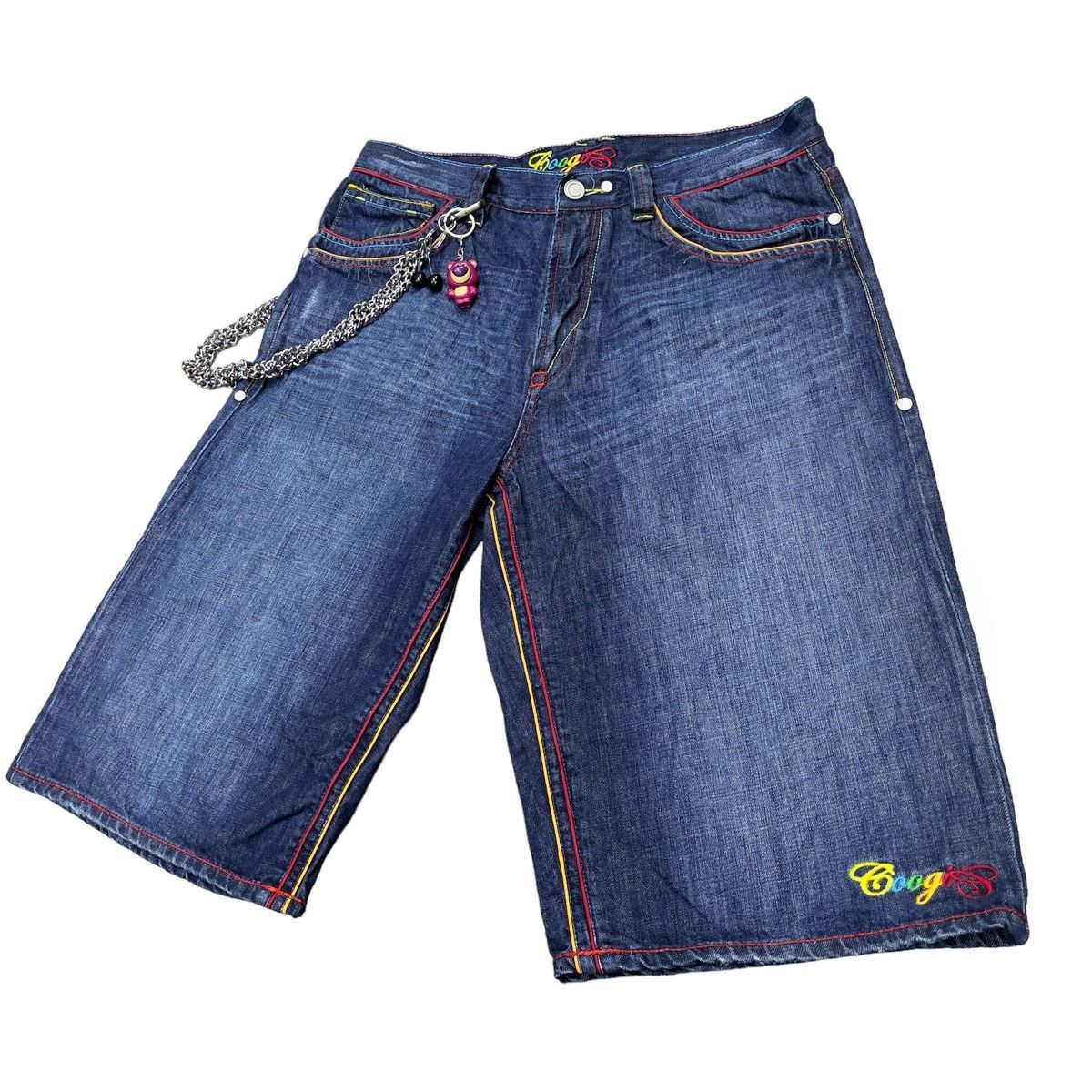Coogi × Vintage vintage embroidered coogi denim shorts Size US 38 / EU 54 - 5 Thumbnail