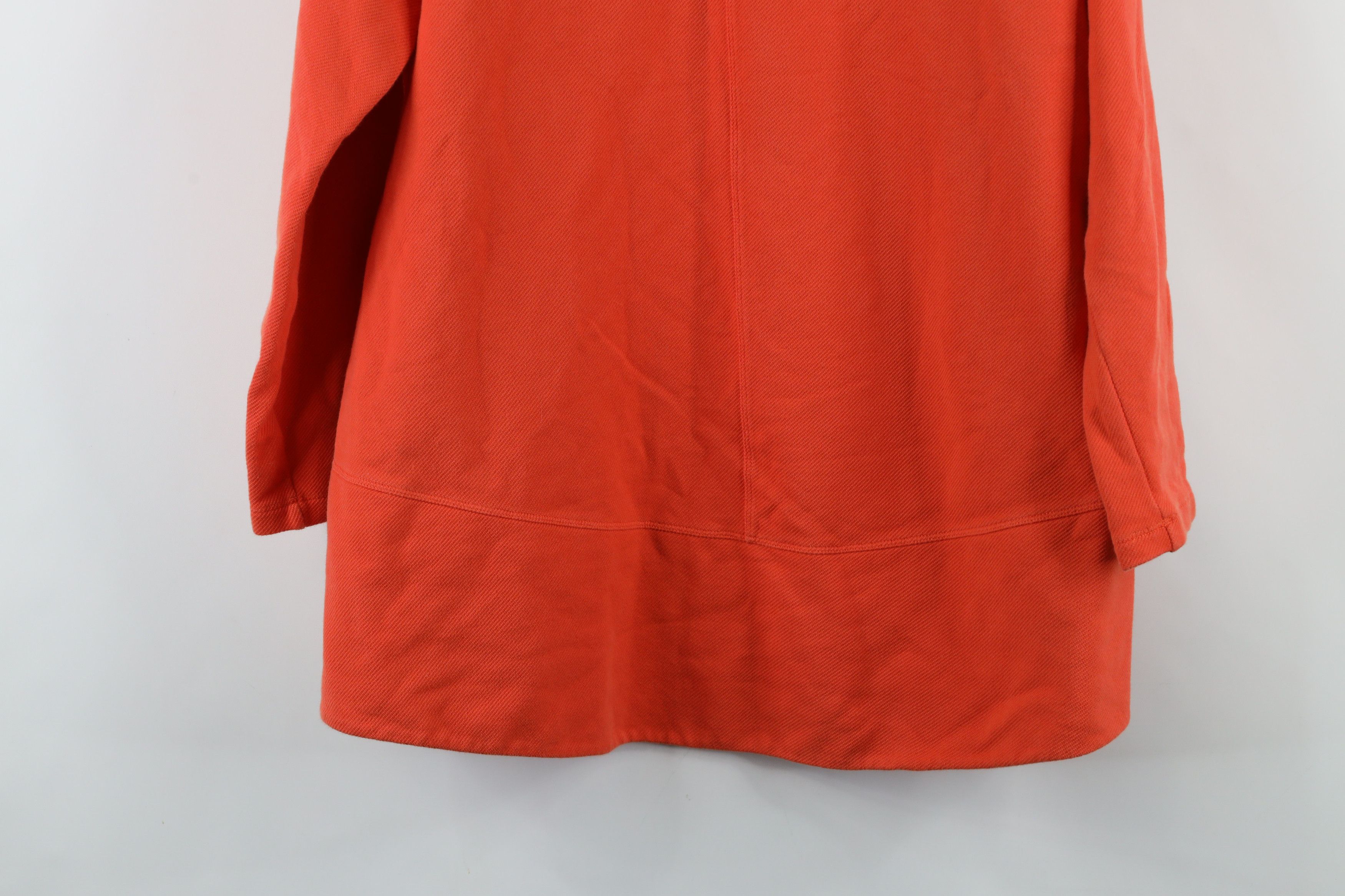 Eileen Fisher × Vintage Eileen Fisher Stretch Organic Cotton Sweater Orange Size M / US 6-8 / IT 42-44 - 10 Thumbnail