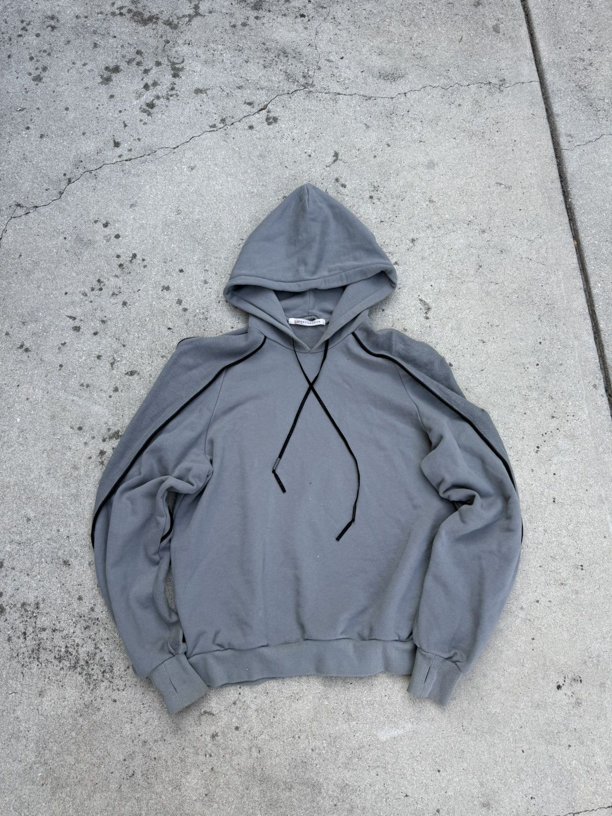 Other Rare Carnet-Archive Gray Hoodie Sweater Avantgarde Design Size US L / EU 52-54 / 3 - 1 Thumbnail