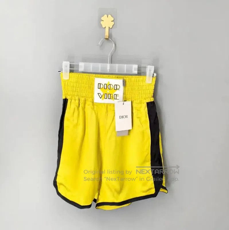 Dior Dior Yellow Polyester Women's Shorts . Size 22" - 1 Thumbnail