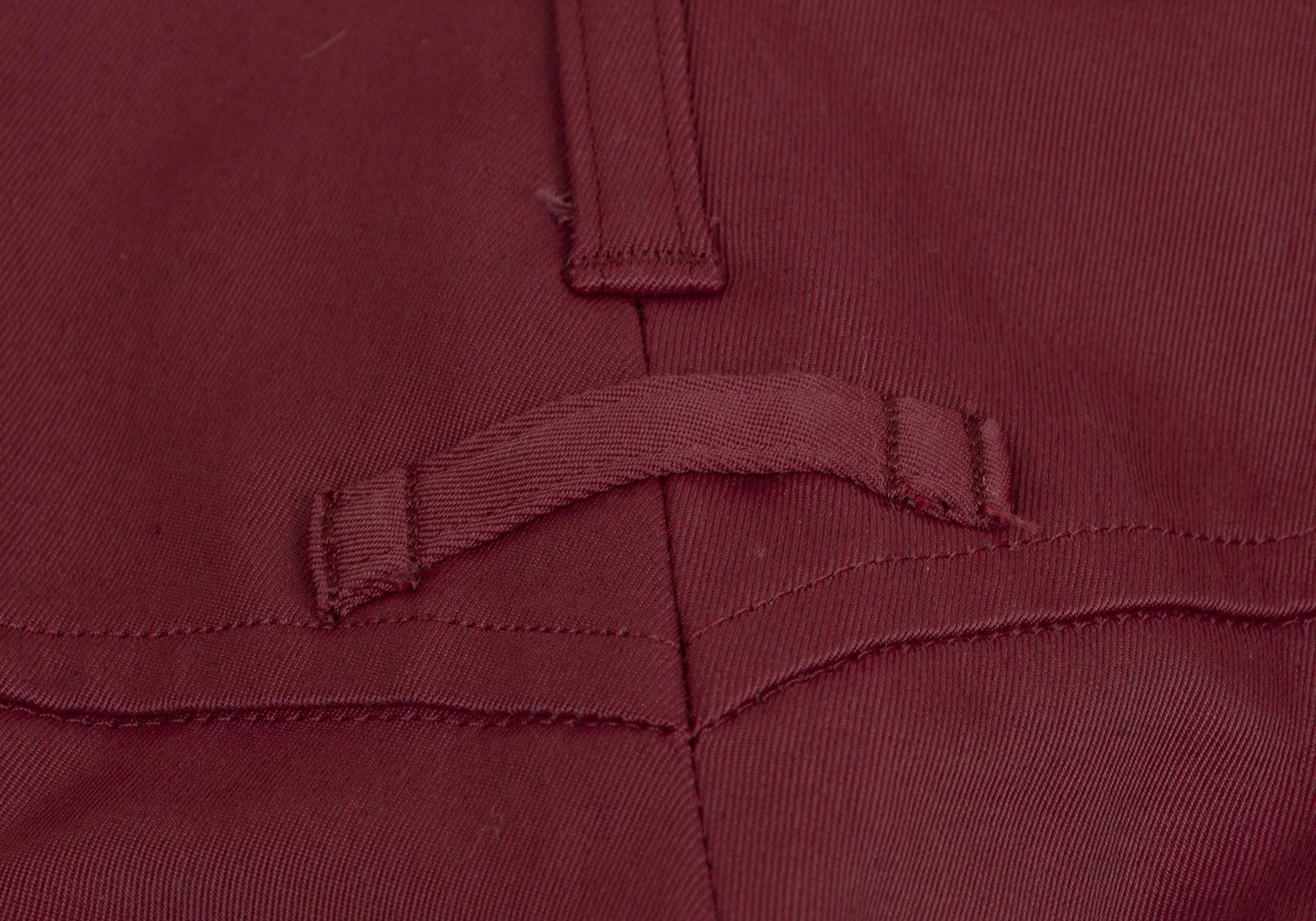 Jean Paul Gaultier Stretch Nylon Cotton Pants in Wine Size 48 Size US 32 / EU 48 - 14 Thumbnail