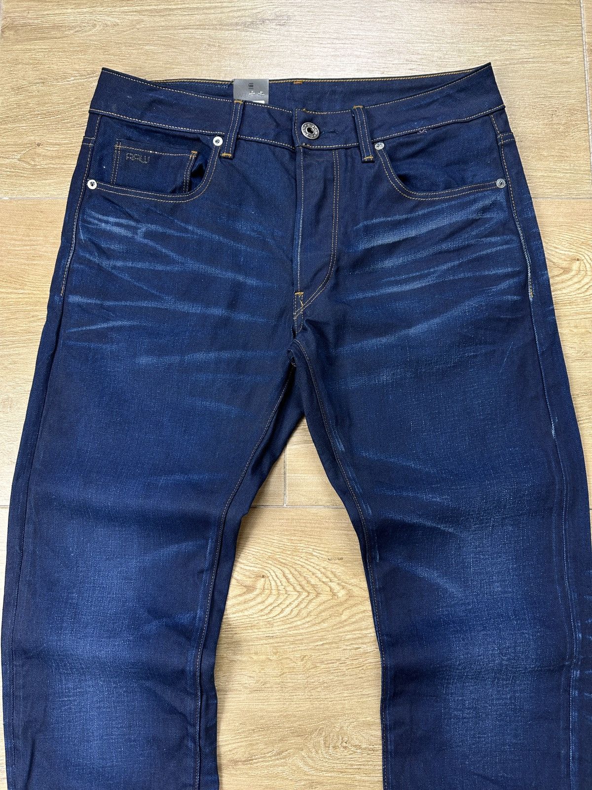 G-Star NEW🏷️ G-Star Raw 3301 Slim Denim Jeans Size US 30 / EU 46 - 2 Thumbnail