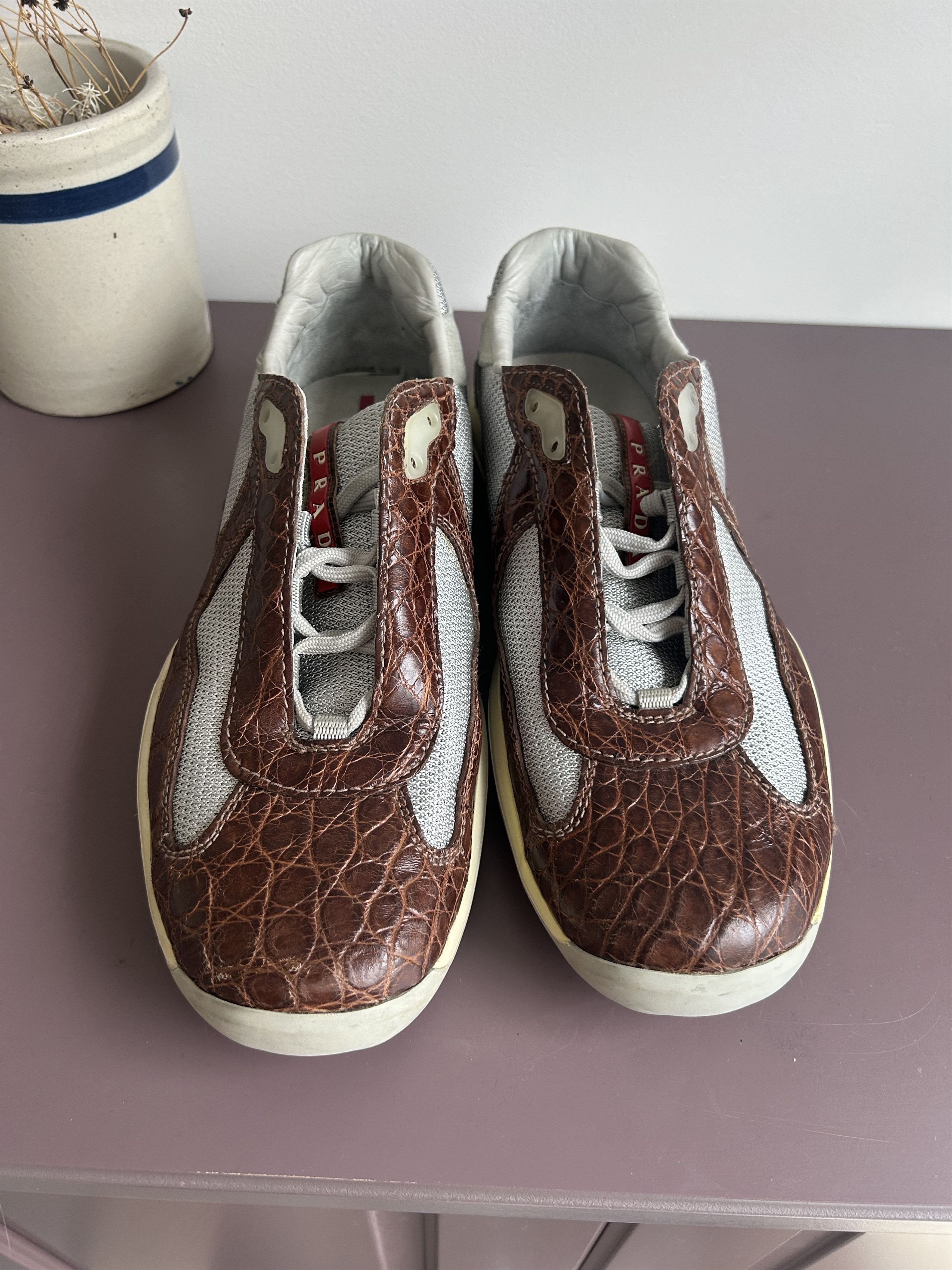 Prada Prada Americas cup Croc Size US 9.5 / EU 42-43 - 3 Thumbnail