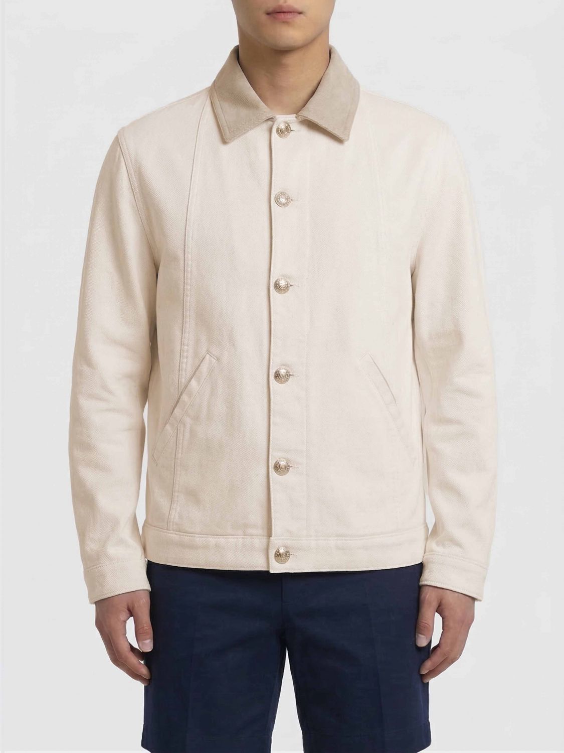 Brunello Cucinelli Brunello Cucinelli Jacket Men White Size US XXL / EU 58 / 5 - 1 Thumbnail