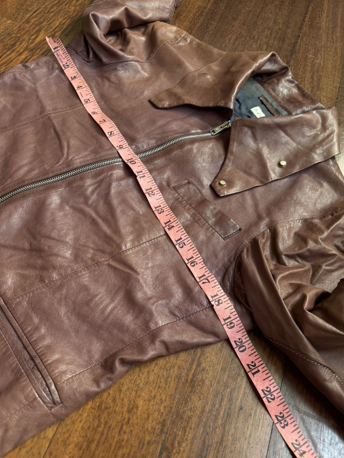 Paul Smith PAUL SMITH SHEEPSKIN LEATHER JACKET Size US M / EU 48-50 / 2 - 4 Thumbnail