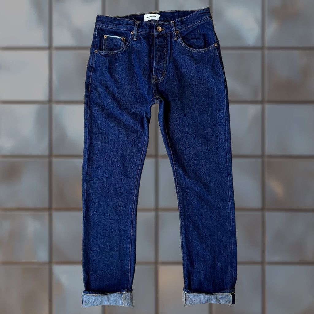 Taylor Stitch Taylor Stitch Jeans Slim Blue Dark Wash 30 Denim Button 5-Pocket Regular Mens Slim Straight Vintage No Size US 30 / EU 46 - 1 Thumbnail