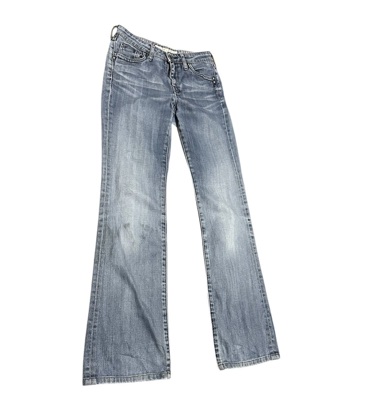Japanese Brand Vintage Japanese Uniqlo Flare Bell Bottom Bootcut Jeans Size US 27 - 2 Thumbnail