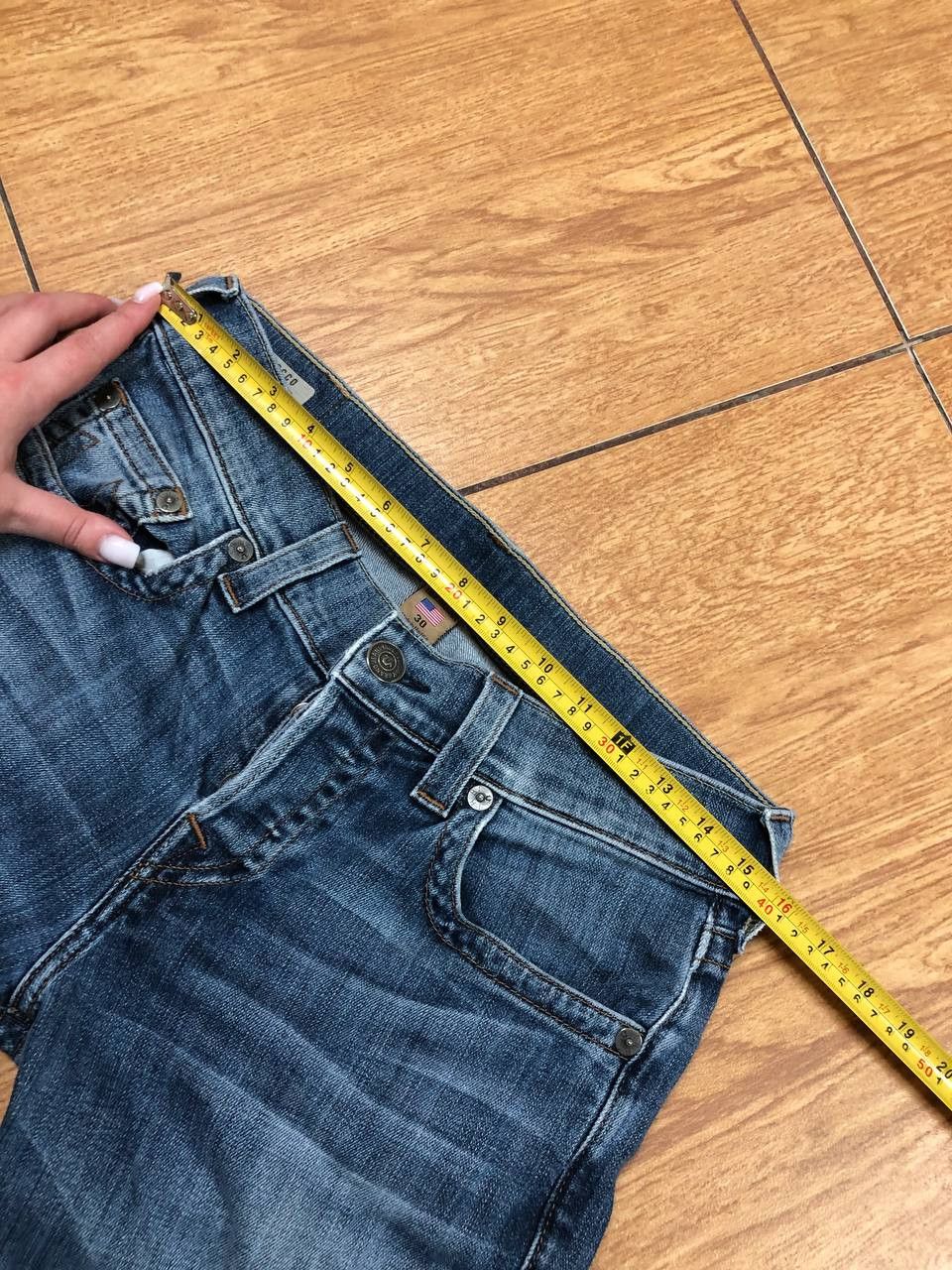 Japanese Brand × True Religion Crazy Crash Dirty Baggy Faded Jean Japan Avant Garde Style Size US 30 / EU 46 - 13 Thumbnail