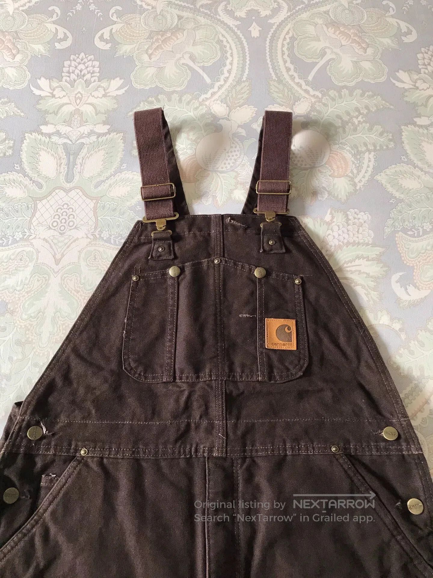 Carhartt Carhartt R27 Washed Canvas Overalls. Size US 38 / EU 54 - 1 Thumbnail