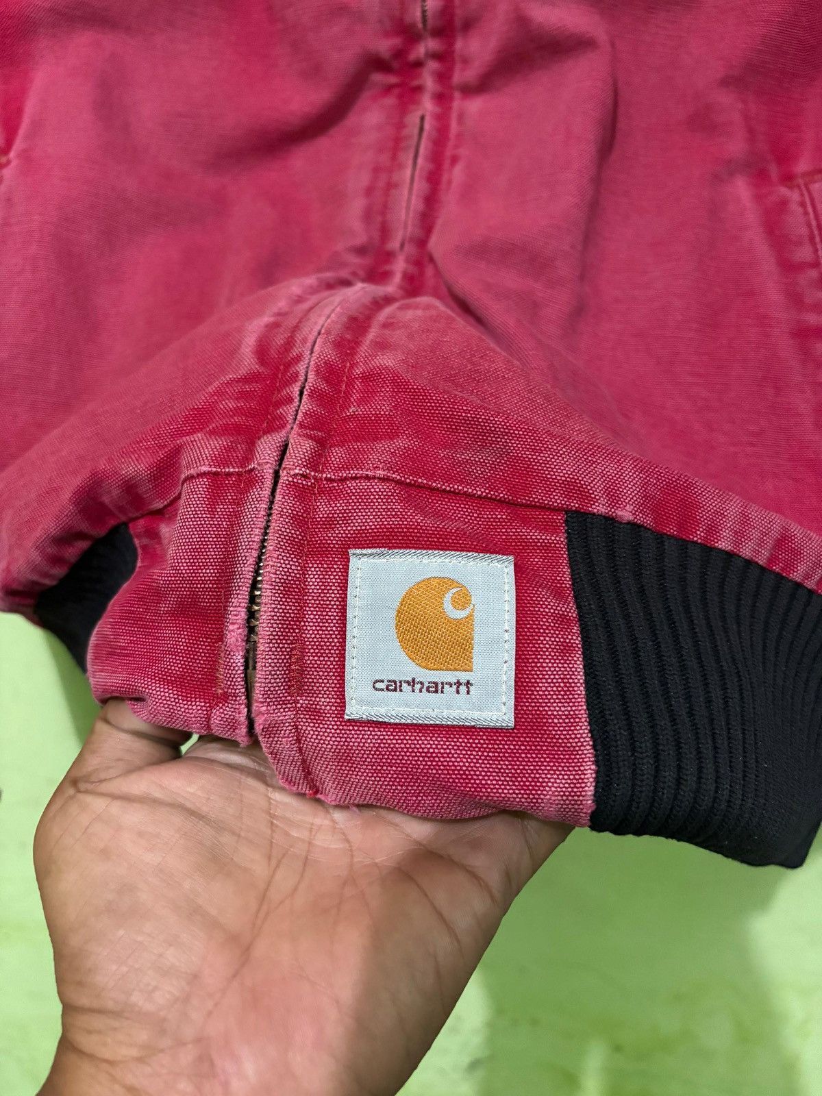 Carhartt VTG Carhartt Detroit Jacket Corduroy Collar Zipper workwear Size US L / EU 52-54 / 3 - 11 Thumbnail