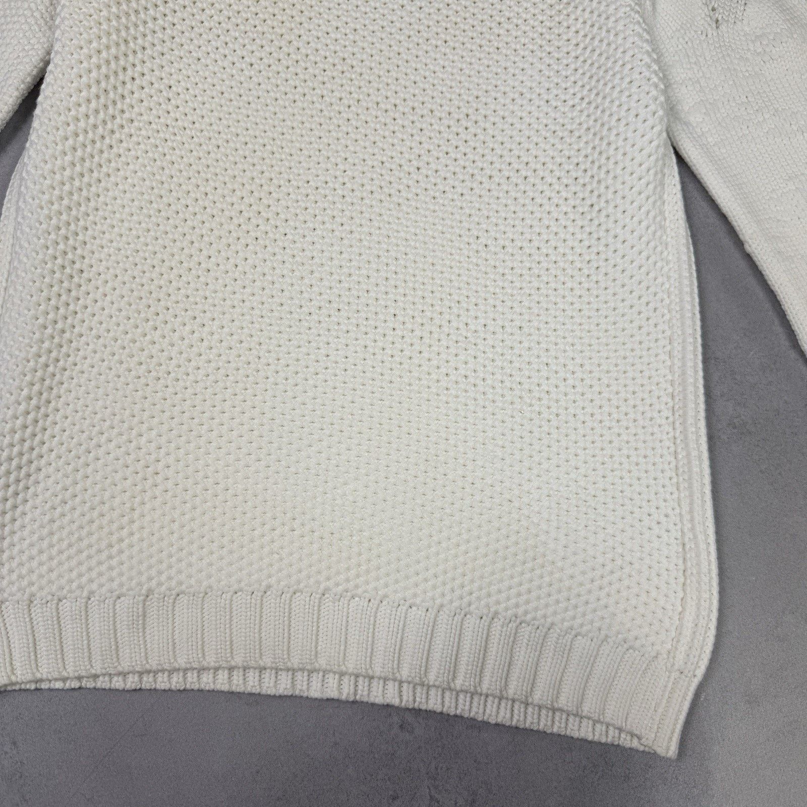 Ann Demeulemeester Ann Demeulemeester Men White Sweater Size S Oversized Size US S / EU 44-46 / 1 - 8 Thumbnail