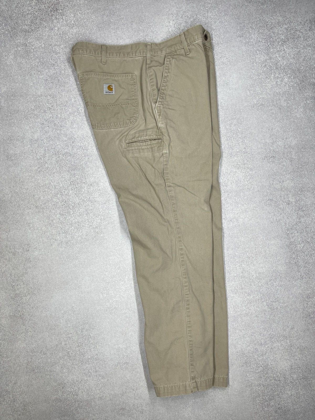 Carhartt Vintage Carhartt WIP Canvas Pants Relaxed Fit Beige Y2K Size US 36 / EU 52 - 5 Thumbnail