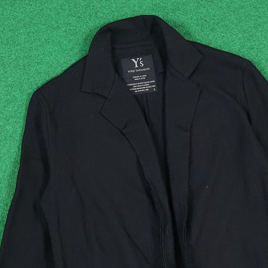 Yohji Yamamoto Vintage Y's Femme Wool Blazer Jacket Clack Cat C296N28 Size XS / US 0-2 / IT 36-38 - 2 Thumbnail