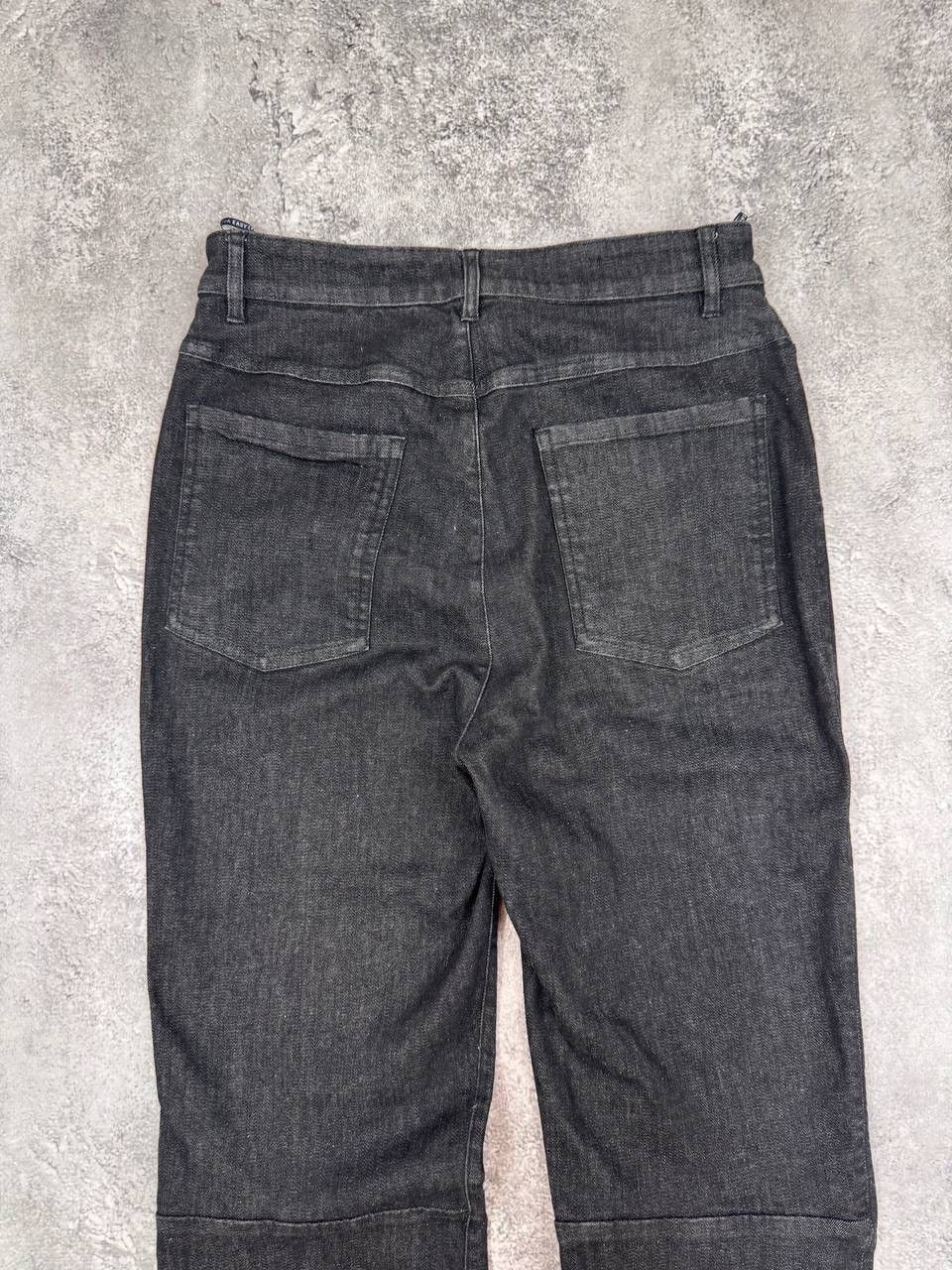 Max Mara Max Mara Women Denim Jeans Pants Straight Fit Black Size XS Size 25" / US 0 / IT 36 - 2 Thumbnail