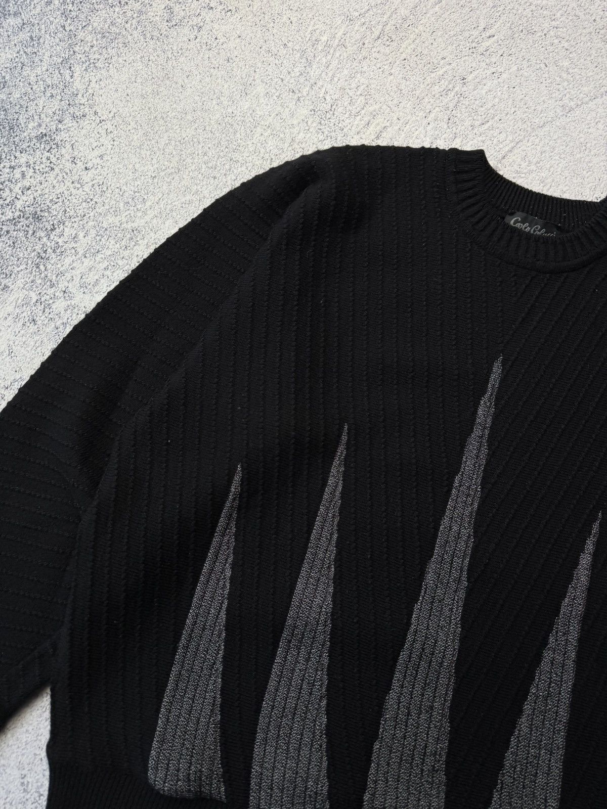 Carlo Colucci Vintage 90s Carlo Colucci Sweater Avant Garde Streetwear USA Size US L / EU 52-54 / 3 - 6 Thumbnail