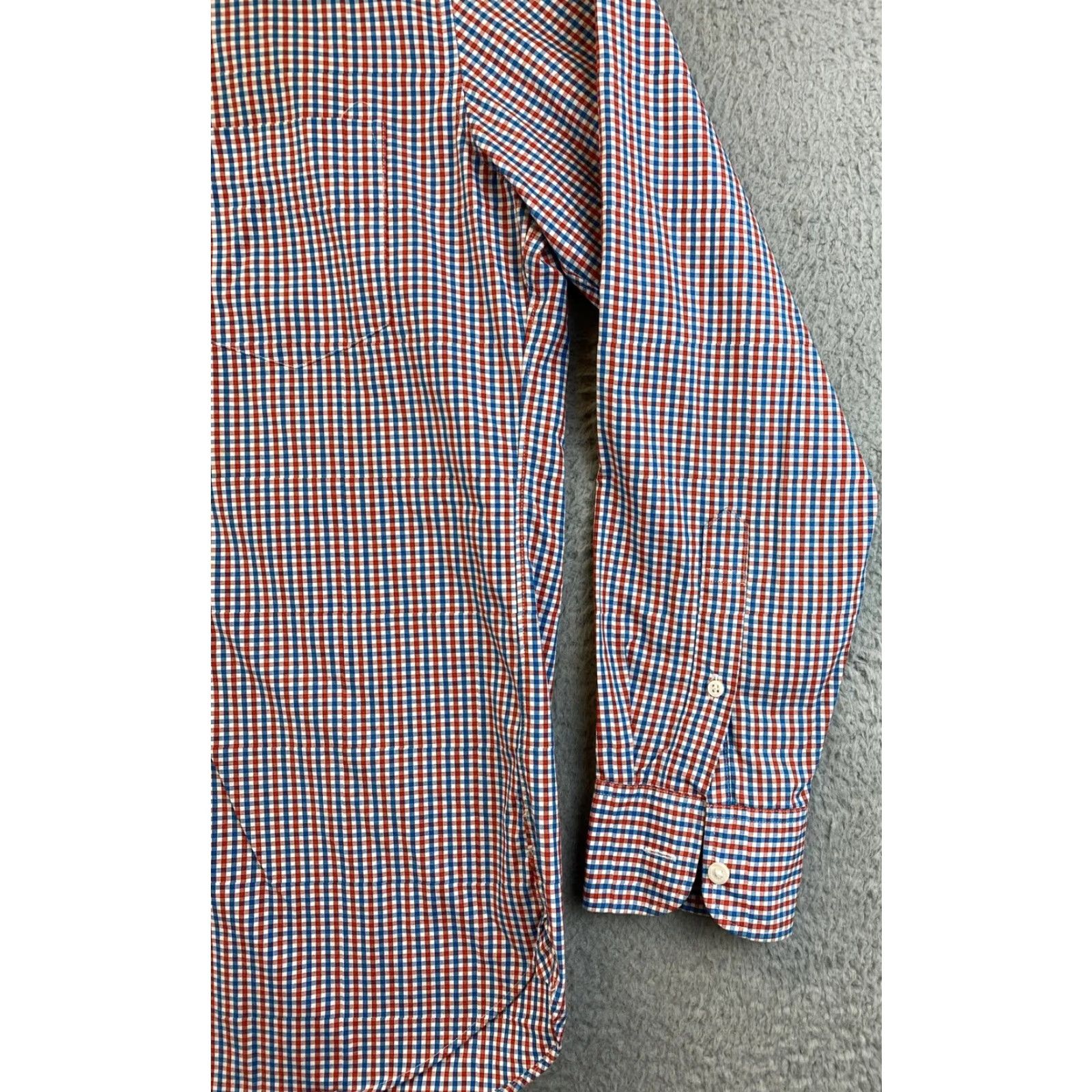 J.Crew J.CREW Mens Dress Shirt M 15/15.5 Long Sleeve Plaid Button-Up Multicolor Regular Fit Size 40R - 2 Thumbnail