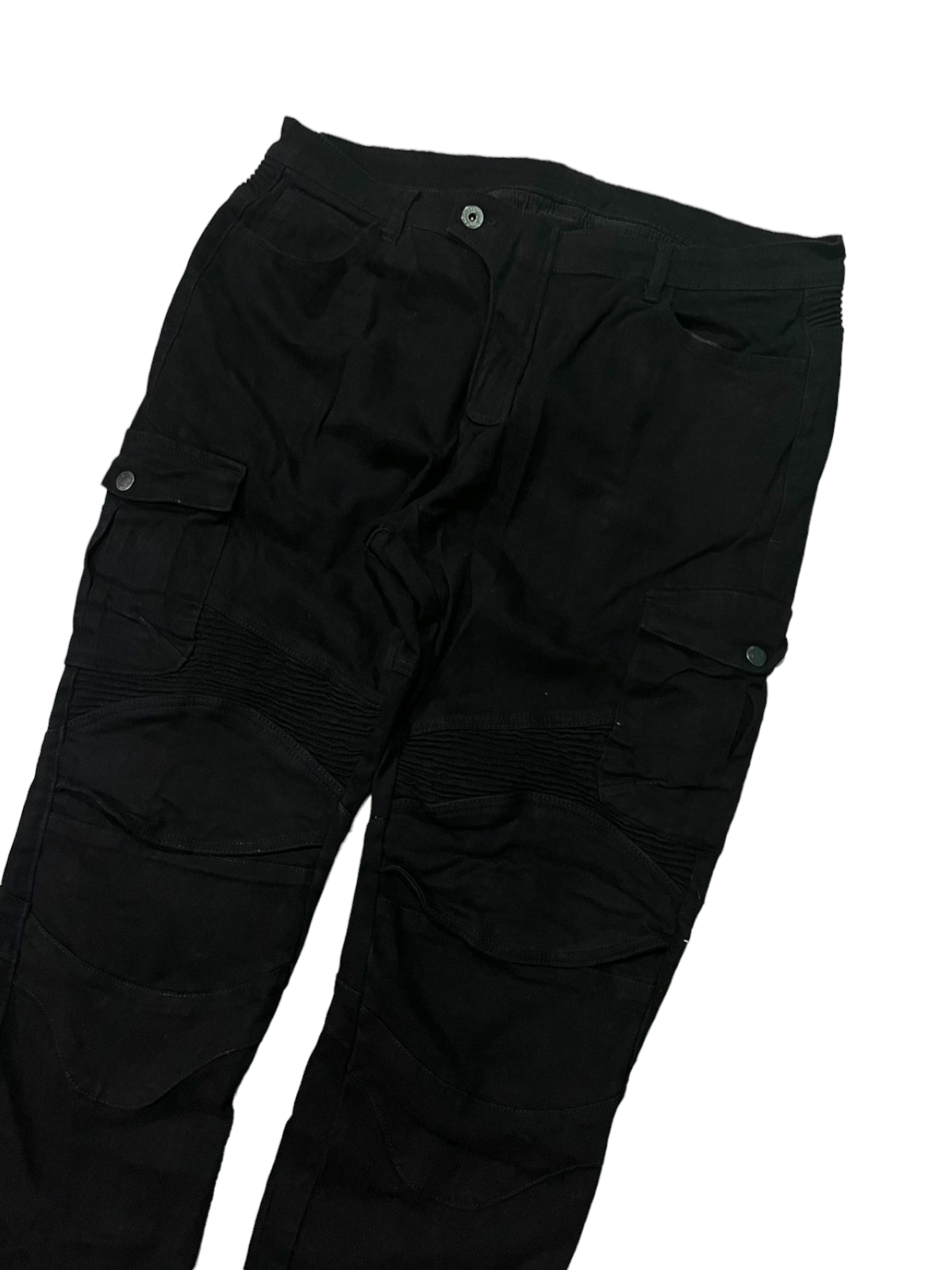Japanese Brand Komine Bikers Cargo Denim Size US 39 - 3 Thumbnail