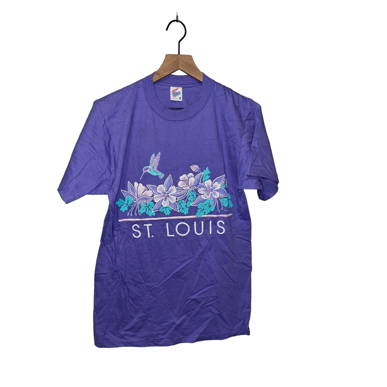 Jerzees Vintage St. Louis Shirt Tee Tennesee Smoky VTG M 90s Size US M / EU 48-50 / 2 - 1 Thumbnail