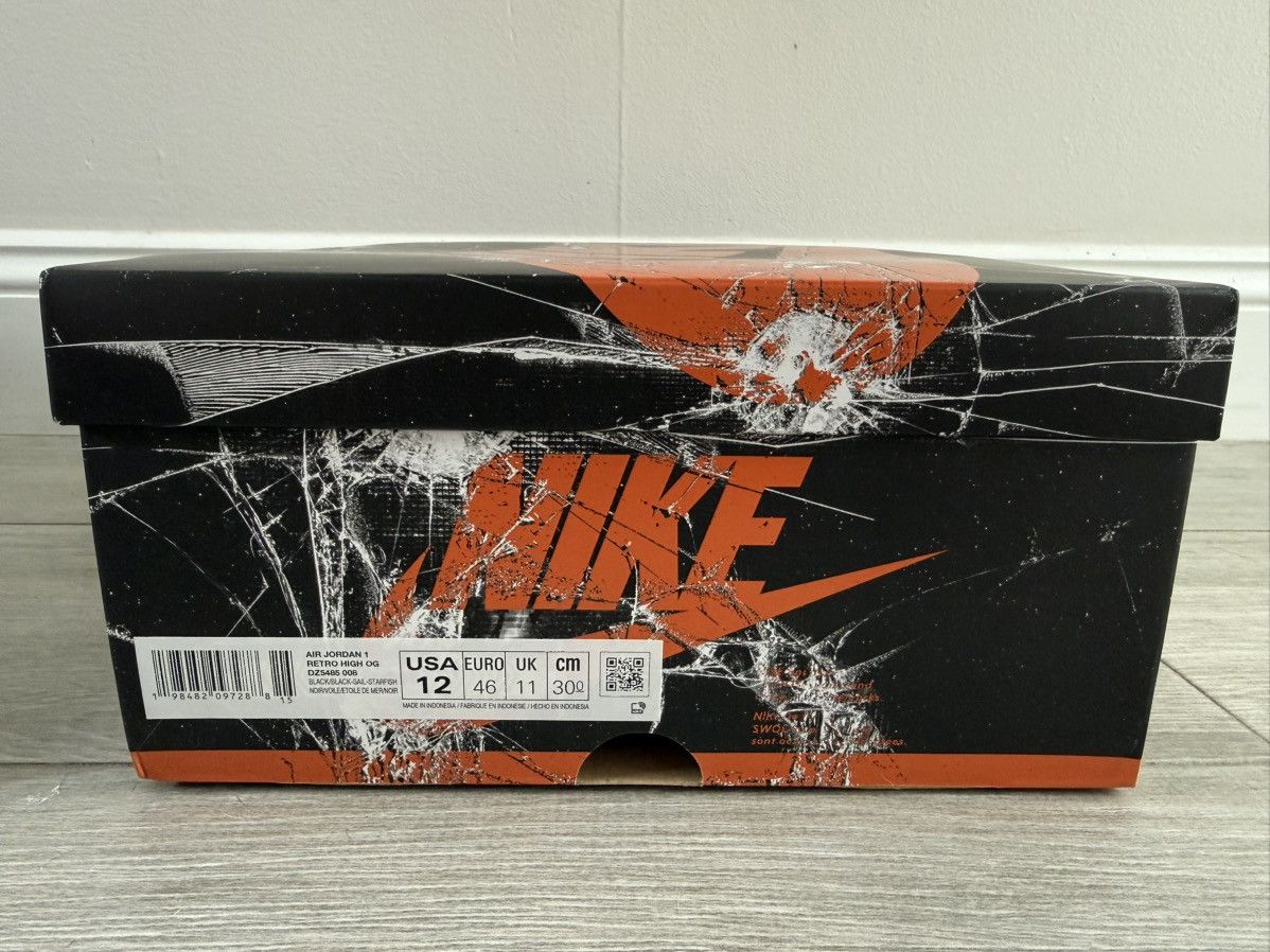 Jordan Brand Jordan 1 Retro High OG Shattered Backboard Black Starfish 12 Size US 12 / EU 45 - 14 Thumbnail