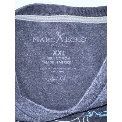 Marc Ecko Y2K Marc Ecko cut sew Blue And Gold Foil Witch Skull. XXL Size XXL / US 16-18 / IT 52-54 - 8 Thumbnail