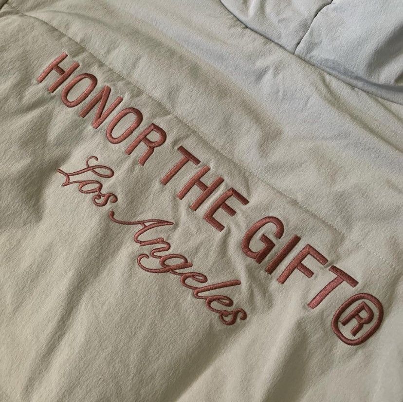 Honor the Gift Honor the Gift Cobalt Puff Hoodie in Stone SS22 Size M Size US M / EU 48-50 / 2 - 7 Thumbnail