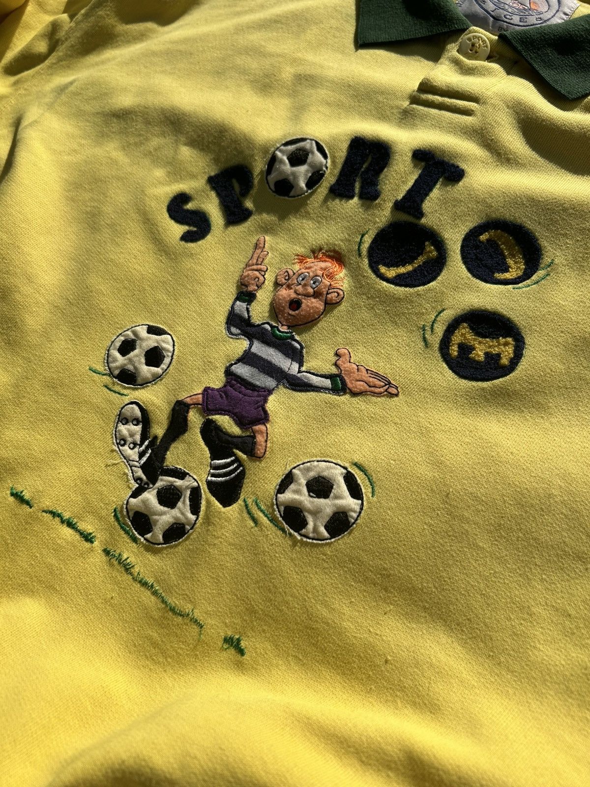 Iceberg Vintage Iceberg Sport Ice Polo — 90s Cartoon Graphic Shirt Size US XXL / EU 58 / 5 - 5 Thumbnail