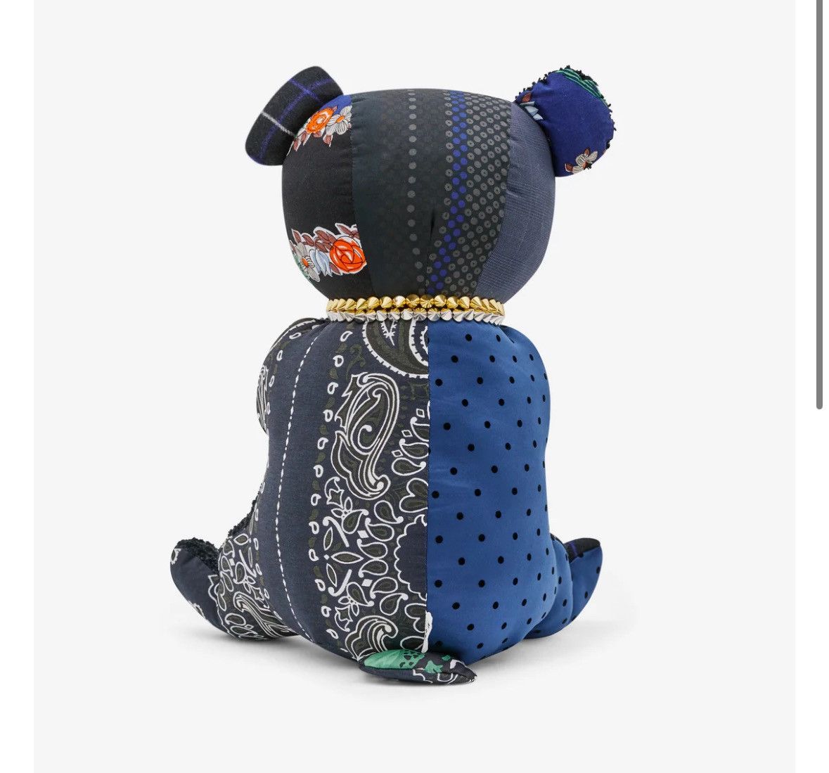 Sacai SACAI Zantan Colotan Patchwork Bear L Multi Size ONE SIZE - 3 Thumbnail