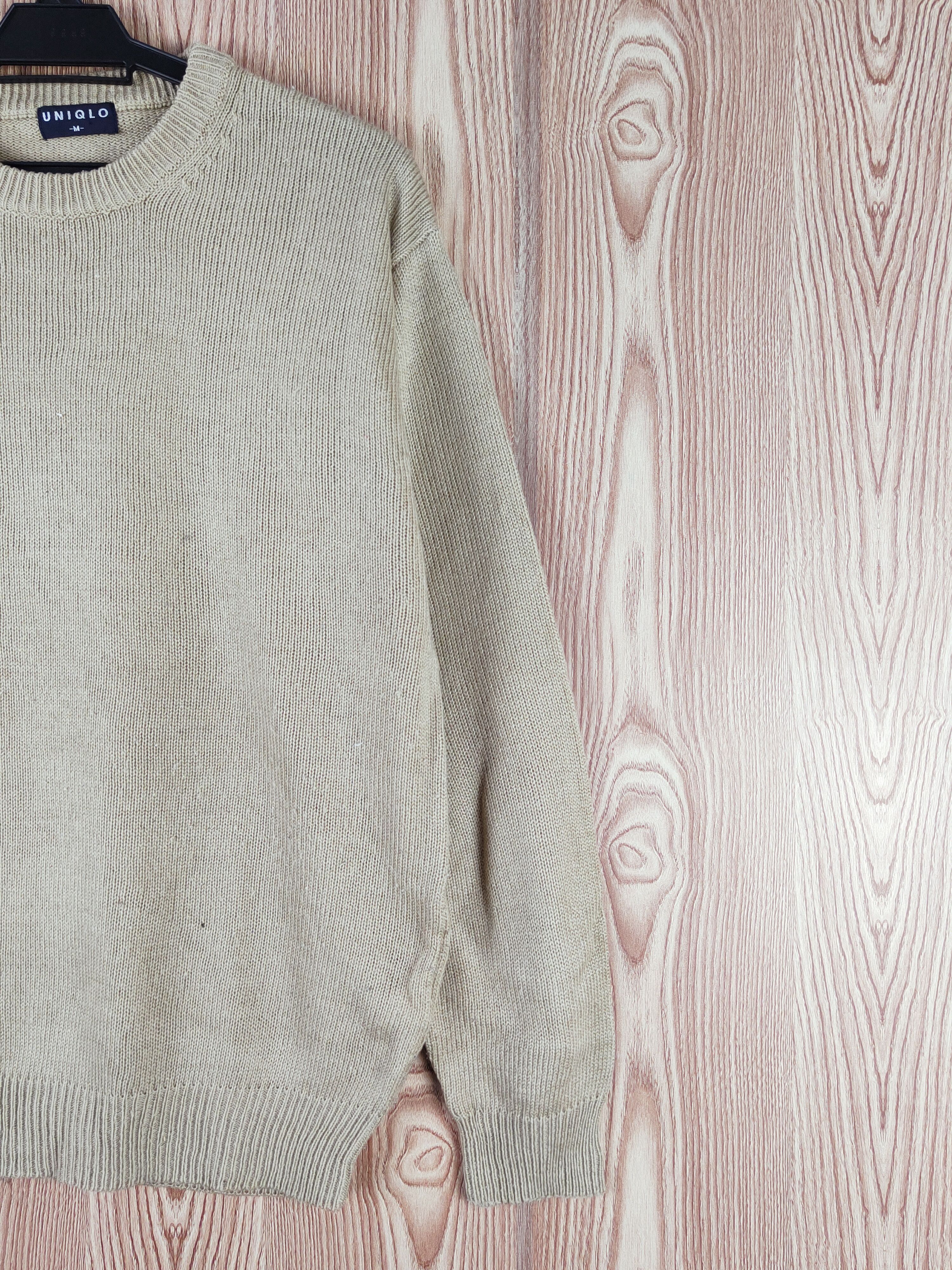 Uniqlo × Vintage Vintage 💥 Uniqlo Beige Knitwear Sweatshirts Size US M / EU 48-50 / 2 - 5 Thumbnail