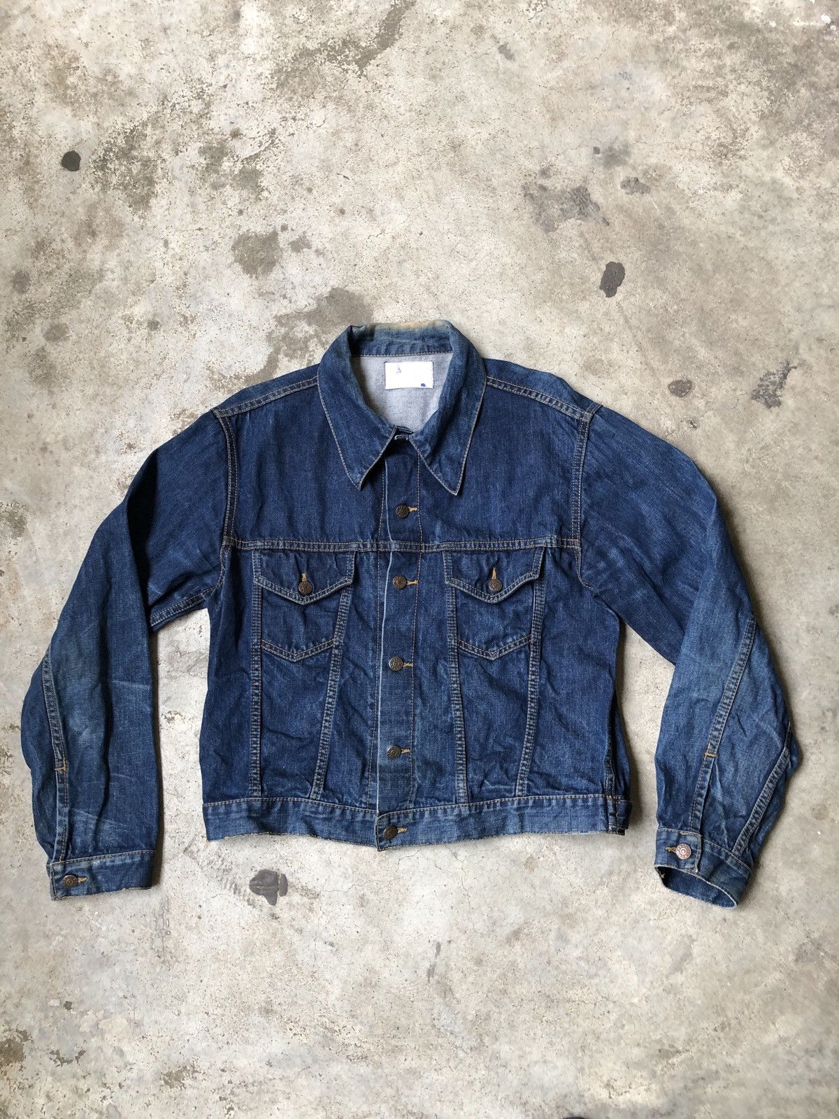 Cowboy Equipment × Farah × Vintage VINTAGE 70s FARAH DENIM JACKET HIPPIE MODS Size US L / EU 52-54 / 3 - 1 Thumbnail