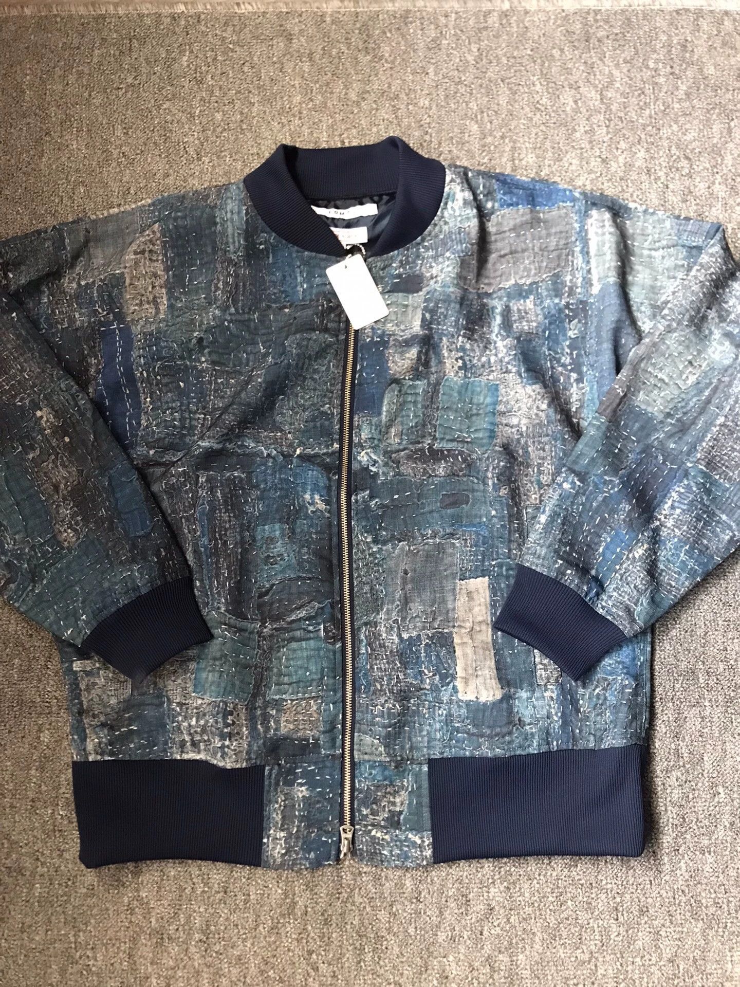 FDMTL Fdmtl Denim Baseball Collar Jacket 3 Made in Japan Size US L / EU 52-54 / 3 - 3 Thumbnail
