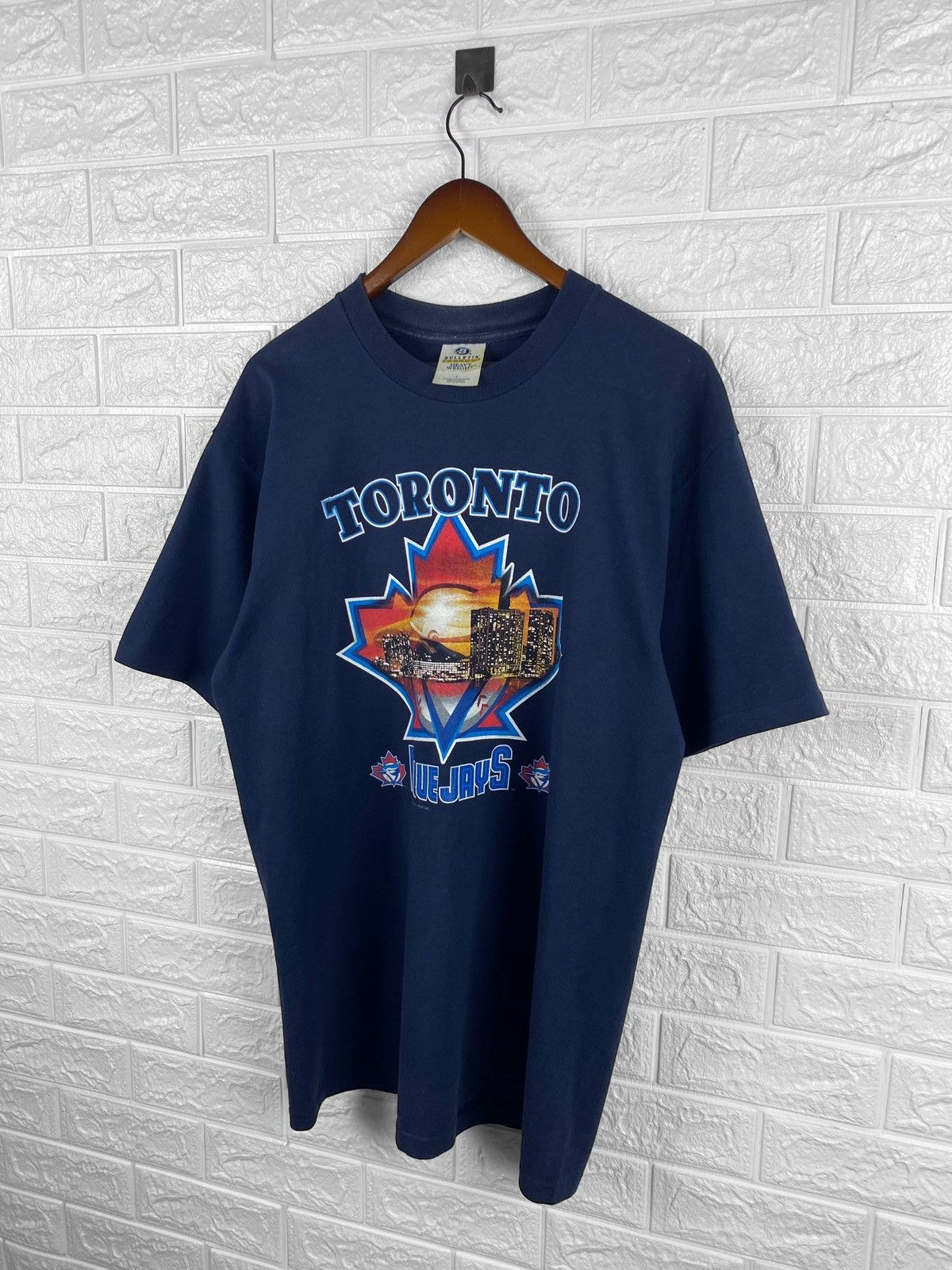 MLB Vintage 2001 Toronto Blue Jays MLB T-Shirt Size US L / EU 52-54 / 3 - 3 Thumbnail