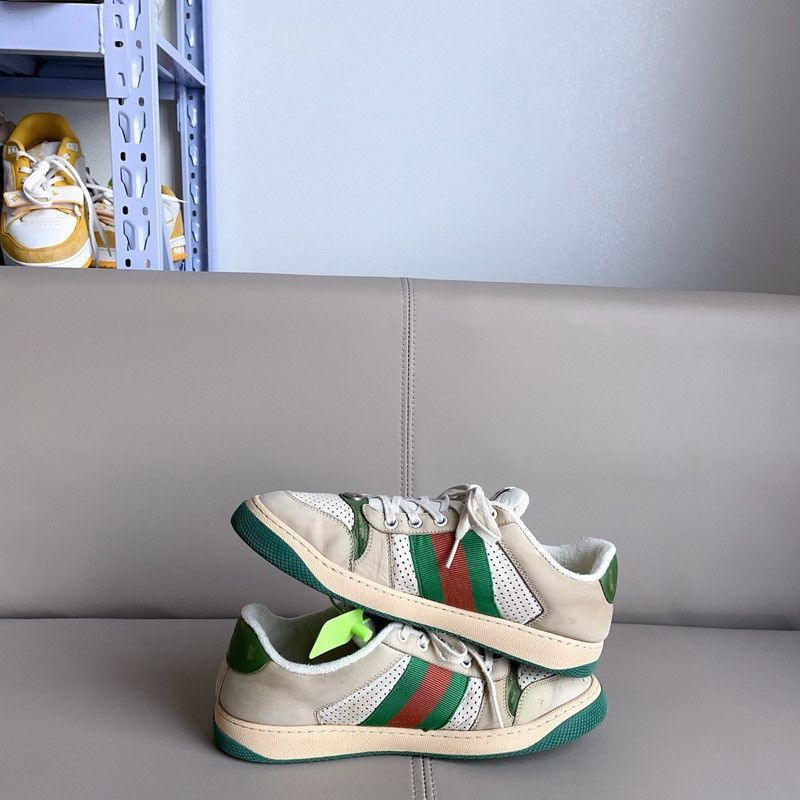 Gucci Gucci Screener Distressed Sneakers for Men - Size US 8 / EU 41 - 5 Thumbnail