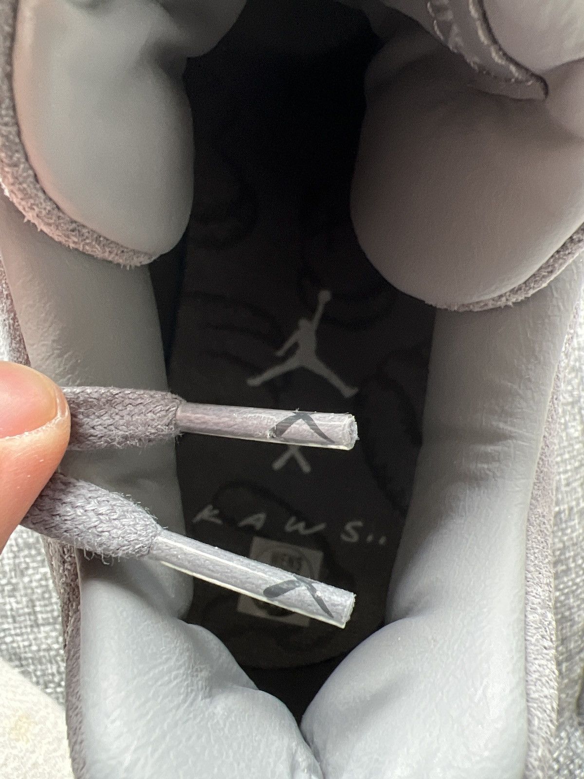 Kaws × Nike NIKE X KAWS JORDAN 4 RETRO Size US 11.5 / EU 44-45 - 12 Thumbnail