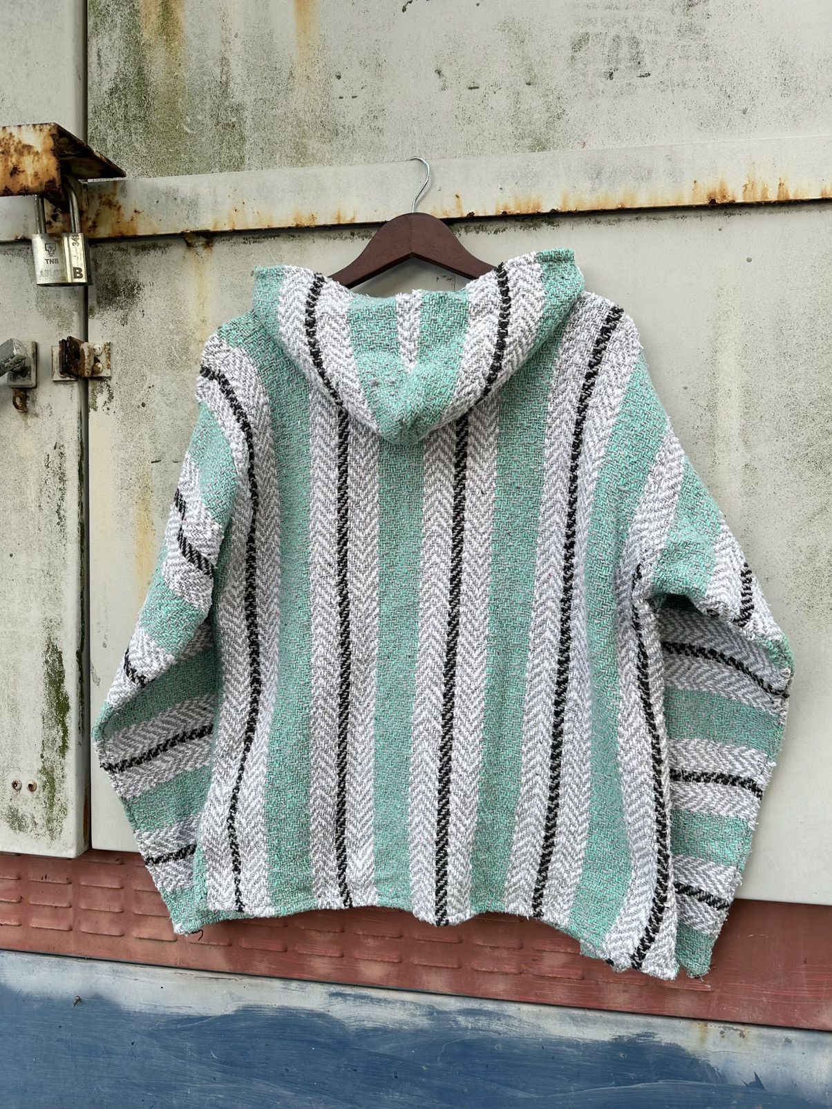 Earth Ragz 👹Vintage Earth Ragz Mexican Baja Drug Rug Pullover Jacket Size US M / EU 48-50 / 2 - 7 Thumbnail