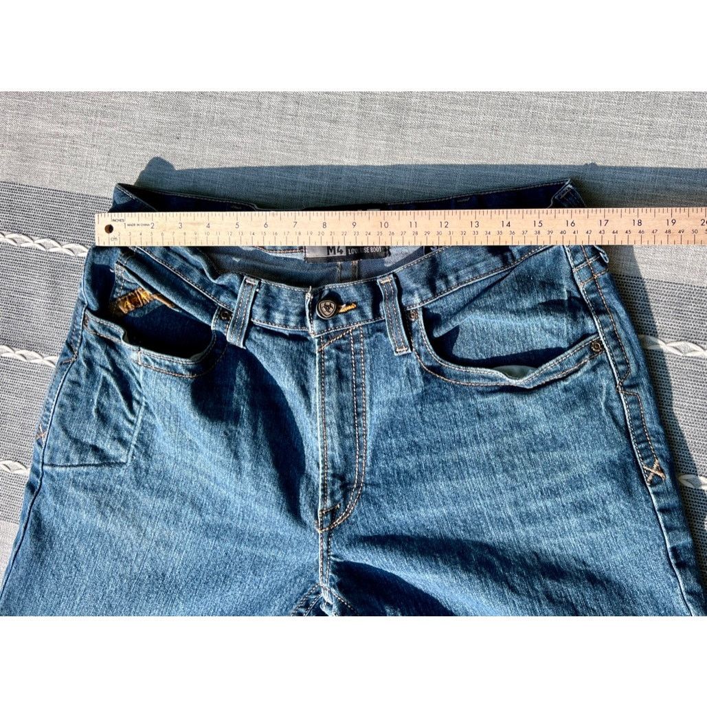 Ariat Men's Ariat Rebar M4 Low Rise Bootcut jeans 35x32 True 33x30 Size US 35 - 8 Thumbnail