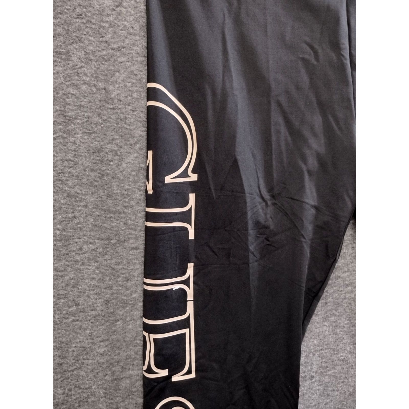 Guess GUESS Leggings Black Logo Print Elastic Waistband Mid Rise Women XS-XL L Size 36" / US 14 / IT 50 - 7 Thumbnail