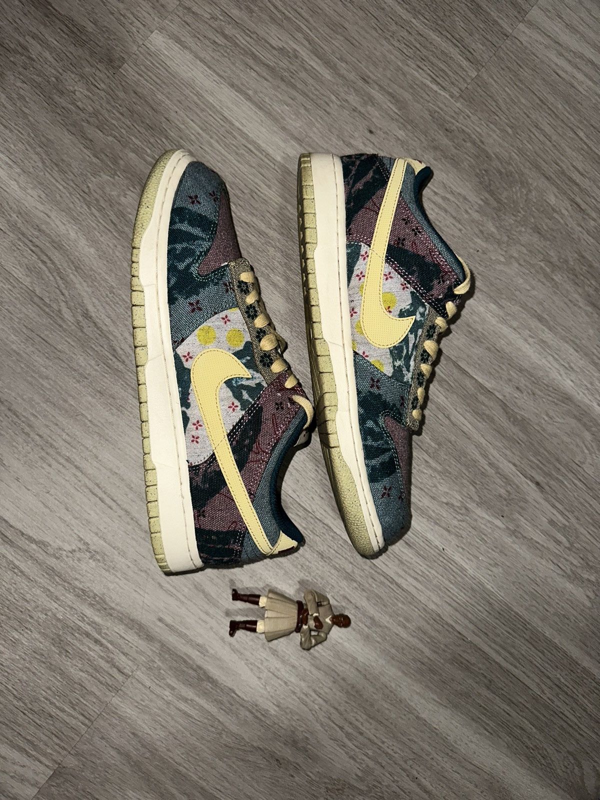 image of Nike Community Garden Dunks Shoes in Green, Men's (Size 10.5)