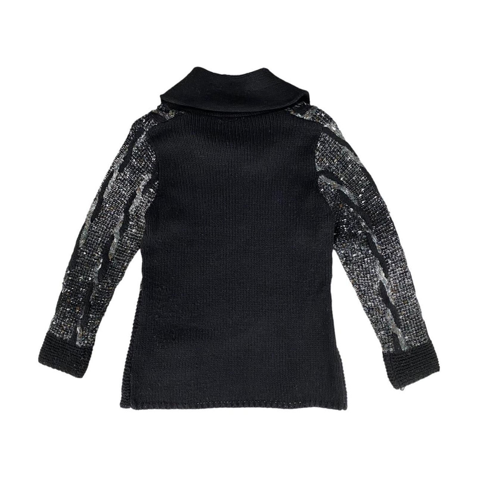 Other × Vintage Nina Murati Y2K Vintage Cable Knit Pullover Jumper Sweater Size M / US 6-8 / IT 42-44 - 4 Thumbnail