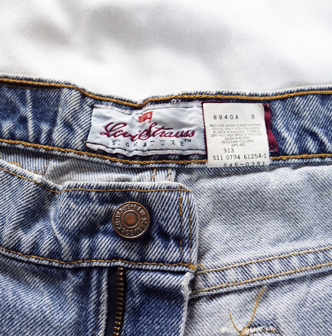 Levi's Vintage 1994 Levi’s 545 Loose Fit Made in USA Leather Patch Size US 38 / EU 54 - 7 Thumbnail